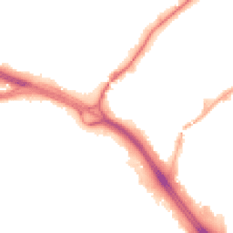Night-time road noise heatmap for M6 5BZ