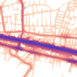 Daytime road noise heatmap for M6 5DH
