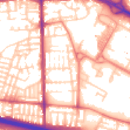 Daytime road noise heatmap for M6 5DW