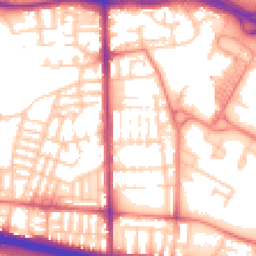 Daytime road noise heatmap for M6 5DZ