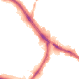 Night-time road noise heatmap for M6 5EL