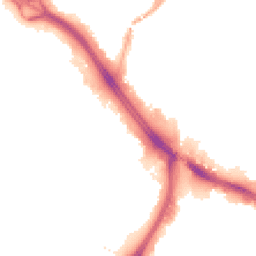 Night-time road noise heatmap for M6 5EN