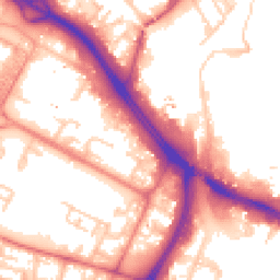 Daytime road noise heatmap for M6 5EW