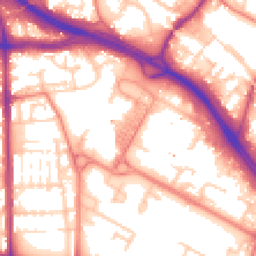 Daytime road noise heatmap for M6 5FD