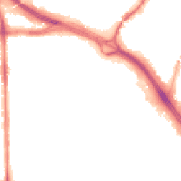 Night-time road noise heatmap for M6 5FD