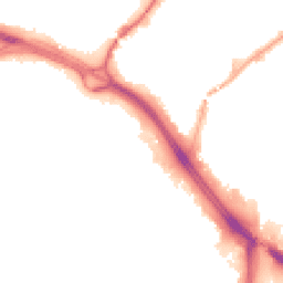 Night-time road noise heatmap for M6 5FU