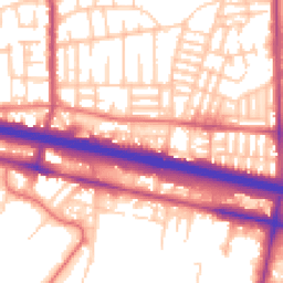 Daytime road noise heatmap for M6 5FZ