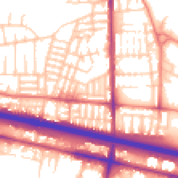 Daytime road noise heatmap for M6 5GB