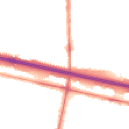 Night-time road noise heatmap for M6 5GQ