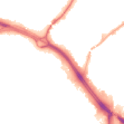 Night-time road noise heatmap for M6 5HE