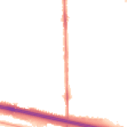 Night-time road noise heatmap for M6 5PW