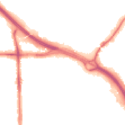 Night-time road noise heatmap for M6 7DQ