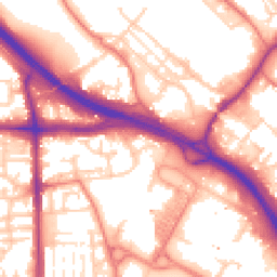 Daytime road noise heatmap for M6 7DT