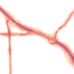 Night-time road noise heatmap for M6 7DT