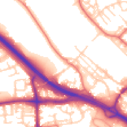 Daytime road noise heatmap for M6 7FH