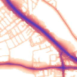 Daytime road noise heatmap for M6 7FL