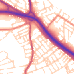 Daytime road noise heatmap for M6 7GY