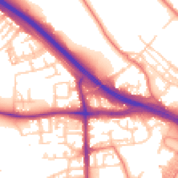 Daytime road noise heatmap for M6 7HL