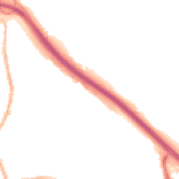 Night-time road noise heatmap for M6 7HP