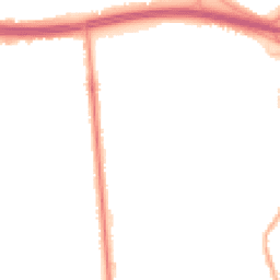 Night-time road noise heatmap for M6 7PE