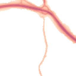 Night-time road noise heatmap for M6 7QP