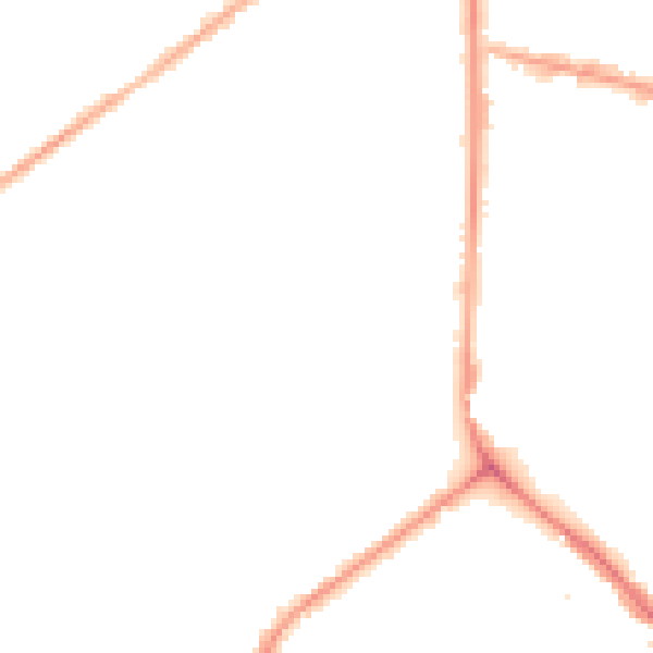 Night-time road noise heatmap for M7 1AZ