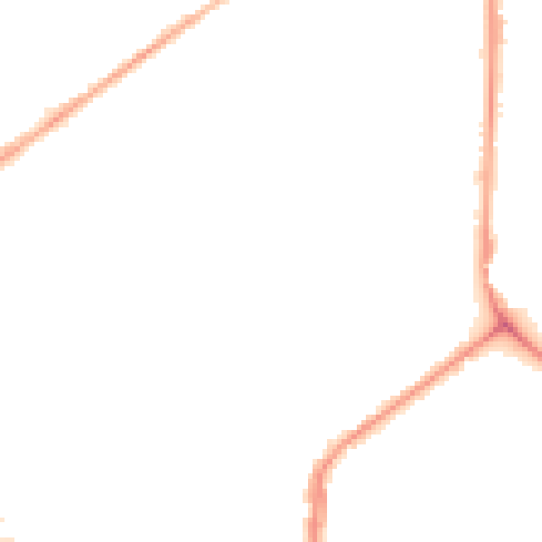 Night-time road noise heatmap for M7 1BD