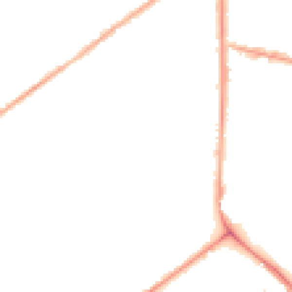 Night-time road noise heatmap for M7 1BG