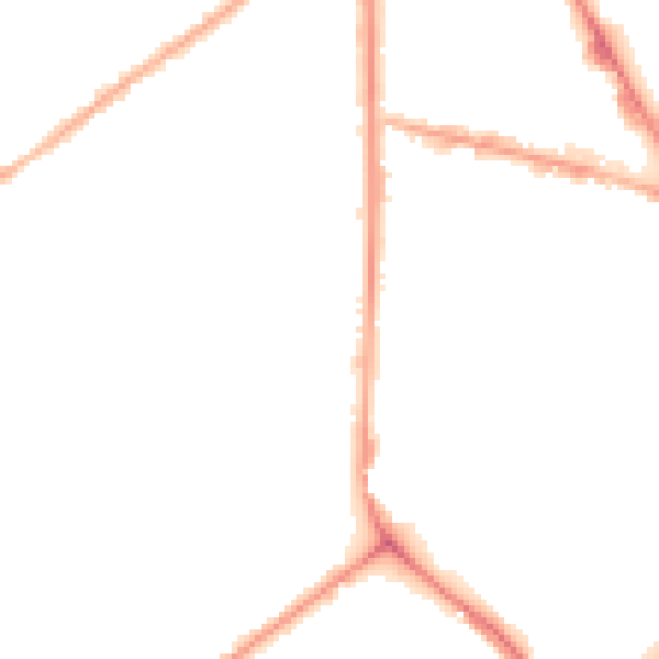 Night-time road noise heatmap for M7 1BH