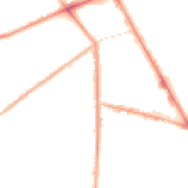 Night-time road noise heatmap for M7 1GQ