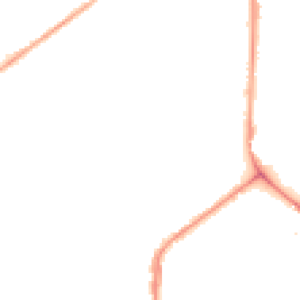 Night-time road noise heatmap for M7 1PF