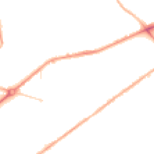 Night-time road noise heatmap for M7 2JZ