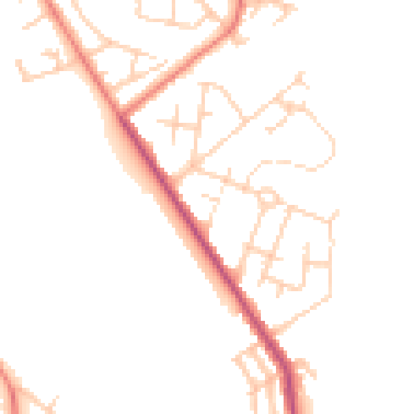 Daytime road noise heatmap for M7 3HD