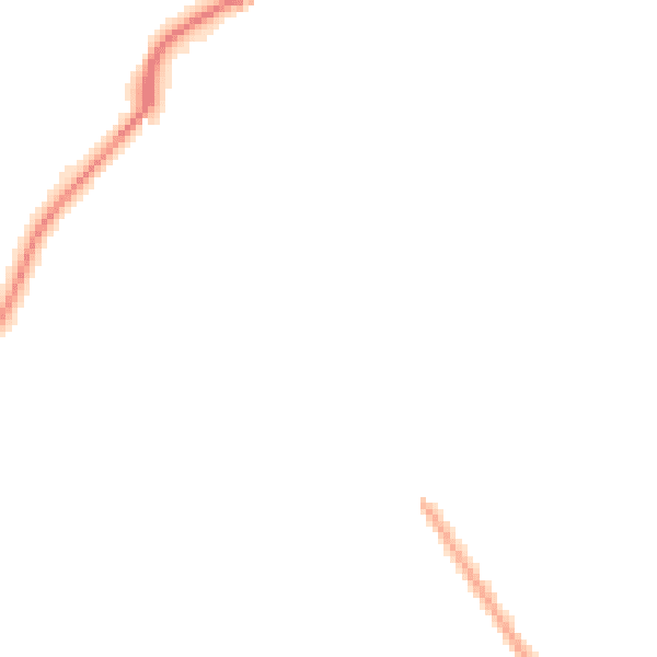 Night-time road noise heatmap for M7 3QG