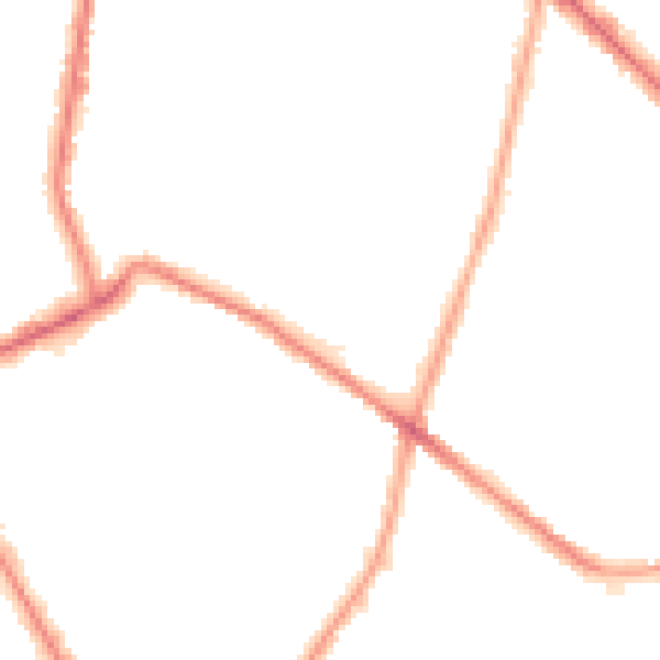 Night-time road noise heatmap for M7 4ZF