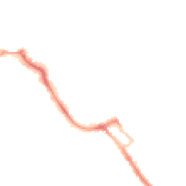 Night-time road noise heatmap for ME12 1AF