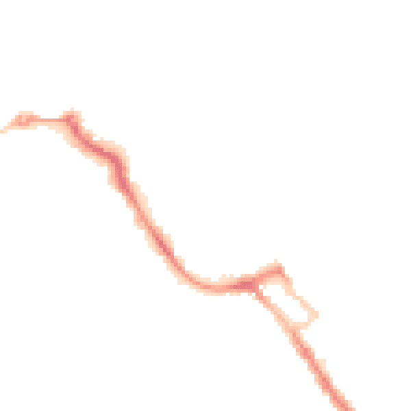 Night-time road noise heatmap for ME12 1AG