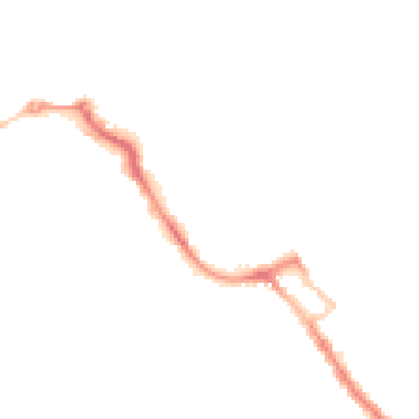 Night-time road noise heatmap for ME12 1AH