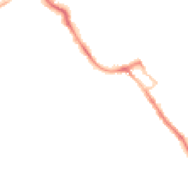 Night-time road noise heatmap for ME12 1DD