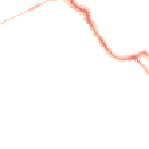 Night-time road noise heatmap for ME12 1DJ