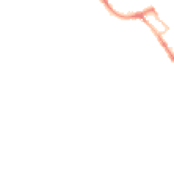 Night-time road noise heatmap for ME12 1DT