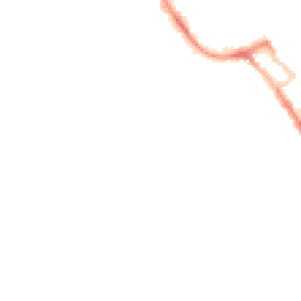 Night-time road noise heatmap for ME12 1DU
