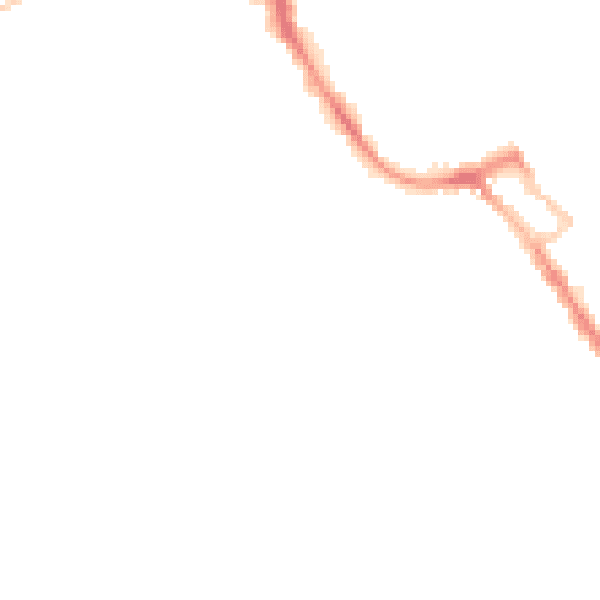 Night-time road noise heatmap for ME12 1DY