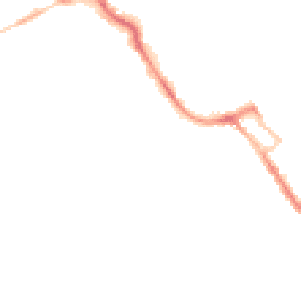 Night-time road noise heatmap for ME12 1EA