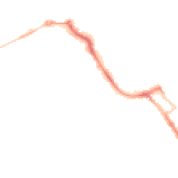 Night-time road noise heatmap for ME12 1EF