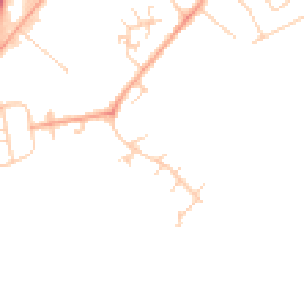 Daytime road noise heatmap for ME12 1HE
