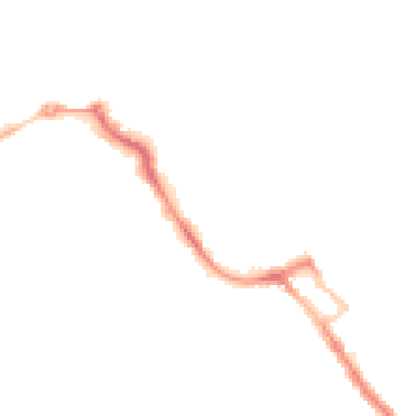 Night-time road noise heatmap for ME12 1QH