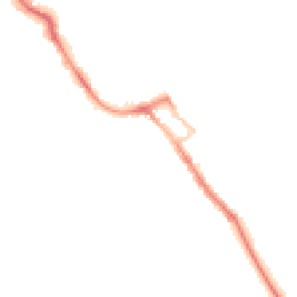 Night-time road noise heatmap for ME12 1QX