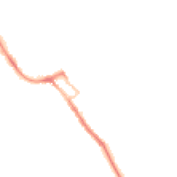 Night-time road noise heatmap for ME12 2AG
