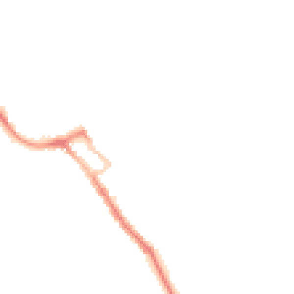 Night-time road noise heatmap for ME12 2AU